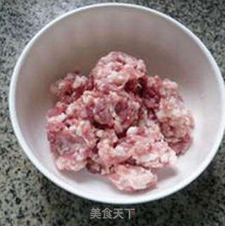 娃娃菜鸡棕菌肉馅饺子的做法步骤:3