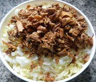 娃娃菜鸡棕菌肉馅饺子的做法步骤:9