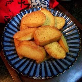 孜然黄金馍片的做法步骤:9