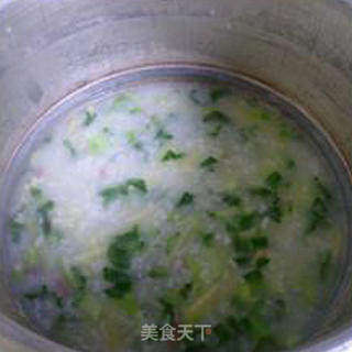 咸肉青菜土豆粥的做法步骤：13