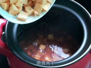 牛奶红豆番薯糖水的做法步骤:6