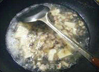三鲜豆腐羹的做法步骤:12