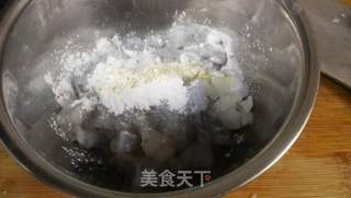 虾仁韭菜水煎包的做法步骤:4