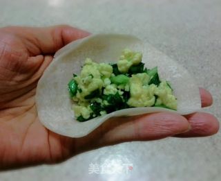 韭菜鸡蛋水饺的做法步骤:4