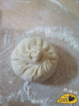 白萝卜肉包子的做法步骤:9