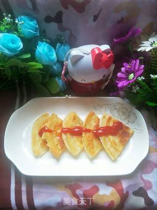 饺子皮香酥饼的做法步骤:10