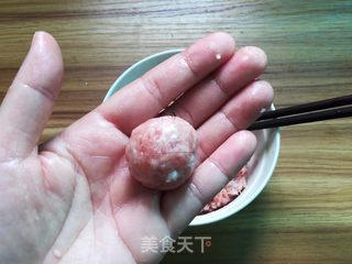 肉丸沙拉的做法步骤:6