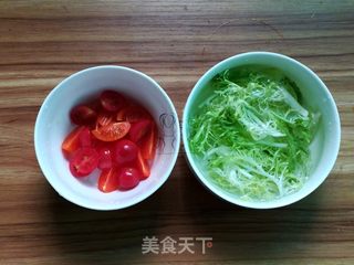 肉丸沙拉的做法步骤:5