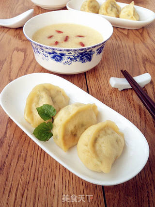 混合发面蒸饺的做法步骤:11