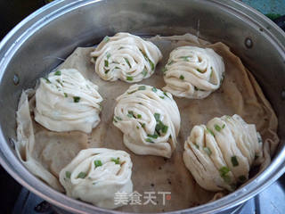 葱油花卷的做法步骤:11