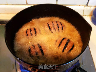 灯笼茄子（炸）的做法步骤：6