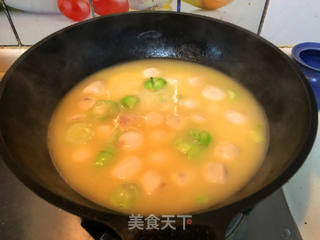 青菜芋艿羹的做法步骤:5