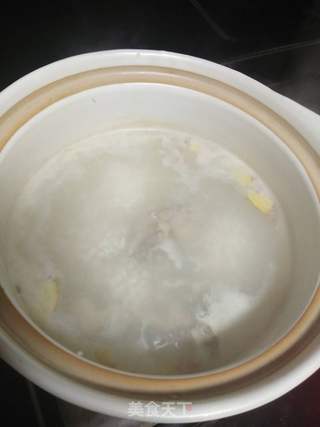 龙骨芹菜粥的做法步骤:4