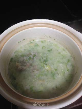 龙骨芹菜粥的做法步骤:5