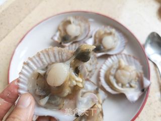 蒜蓉粉丝蒸扇贝的做法步骤:4