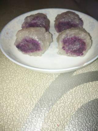 水晶紫薯糕的做法步骤:9