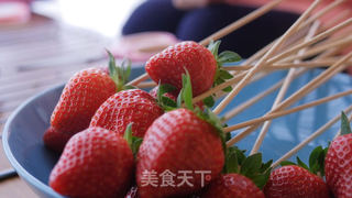 情人节草莓花束【初味日记】的做法步骤:3
