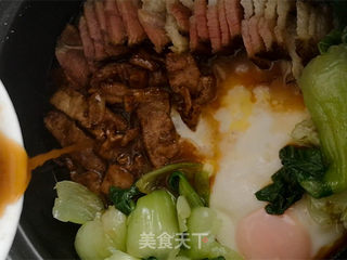 腊肉煲仔饭的做法步骤:9