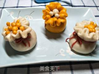 花式面点一一金银福袋的做法步骤:17