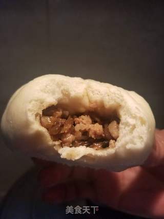 芽菜猪肉包的做法步骤:7