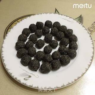 黑芝麻馅的做法步骤:7