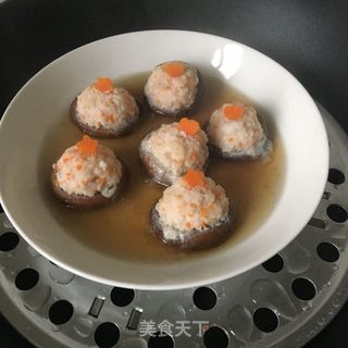 荸荠虾仁盅的做法步骤:8
