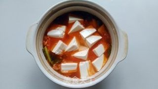 韩式泡菜海鲜汤的做法步骤:7