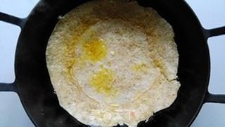 麻虾酱葱花蛋饼的做法步骤:7