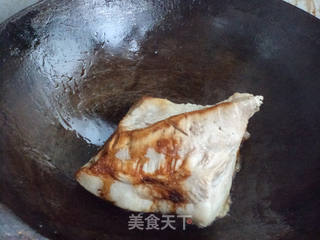 姜醋五花肉的做法步骤:4