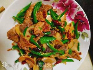 杏鲍菇炒肉片的做法步骤:7