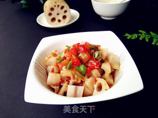 酸辣莲藕丁的做法步骤:10