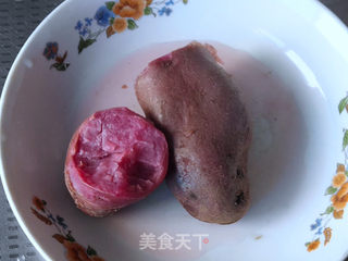 鸳鸯奶香果蔬泥的做法步骤:2