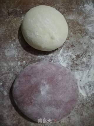 彩虹包子的做法步骤:2