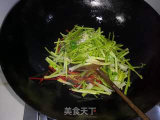 香辣肉丝的做法步骤:13