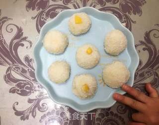Q弹芒果糯米糍的做法步骤:8