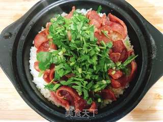腊味煲仔饭的做法步骤:8