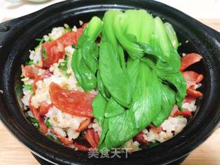 腊味煲仔饭的做法步骤:10