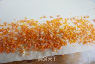 胡萝卜火腿饼的做法步骤:5