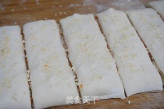 胡萝卜火腿饼的做法步骤:6
