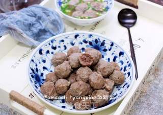 自制牛肉丸的做法步骤:15