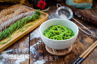 彩色面条的做法步骤:10