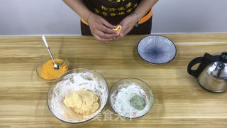 双色流沙汤圆的做法步骤:6