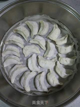鱼肉馅蒸饺的做法步骤:13