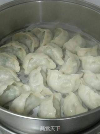 鱼肉馅蒸饺的做法步骤:14