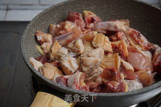 鲍鱼焖鸡的做法步骤:6