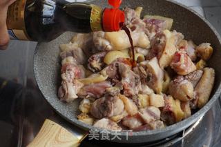 鲍鱼焖鸡的做法步骤:8