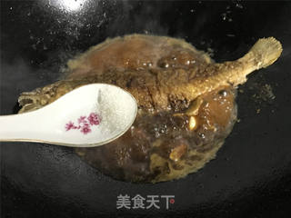 家常蒜香黄花鱼的做法步骤:9