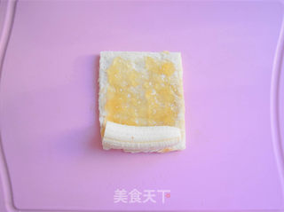 土司香蕉卷的做法步骤:7