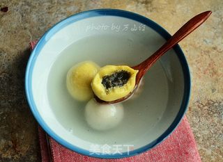 桂花芝麻汤圆的做法步骤:12