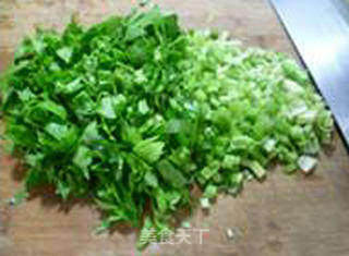 烤香肠香芹鸡蛋炒饭的做法步骤:7